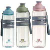 Portable custom plastic drink  BPA free water sport bottle