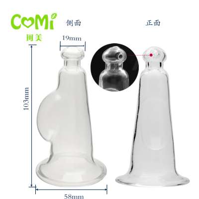 2020 Hot Sale Baby Products Wholesale 40mm neck quality borosilicate glass baby feeder feeding bottles